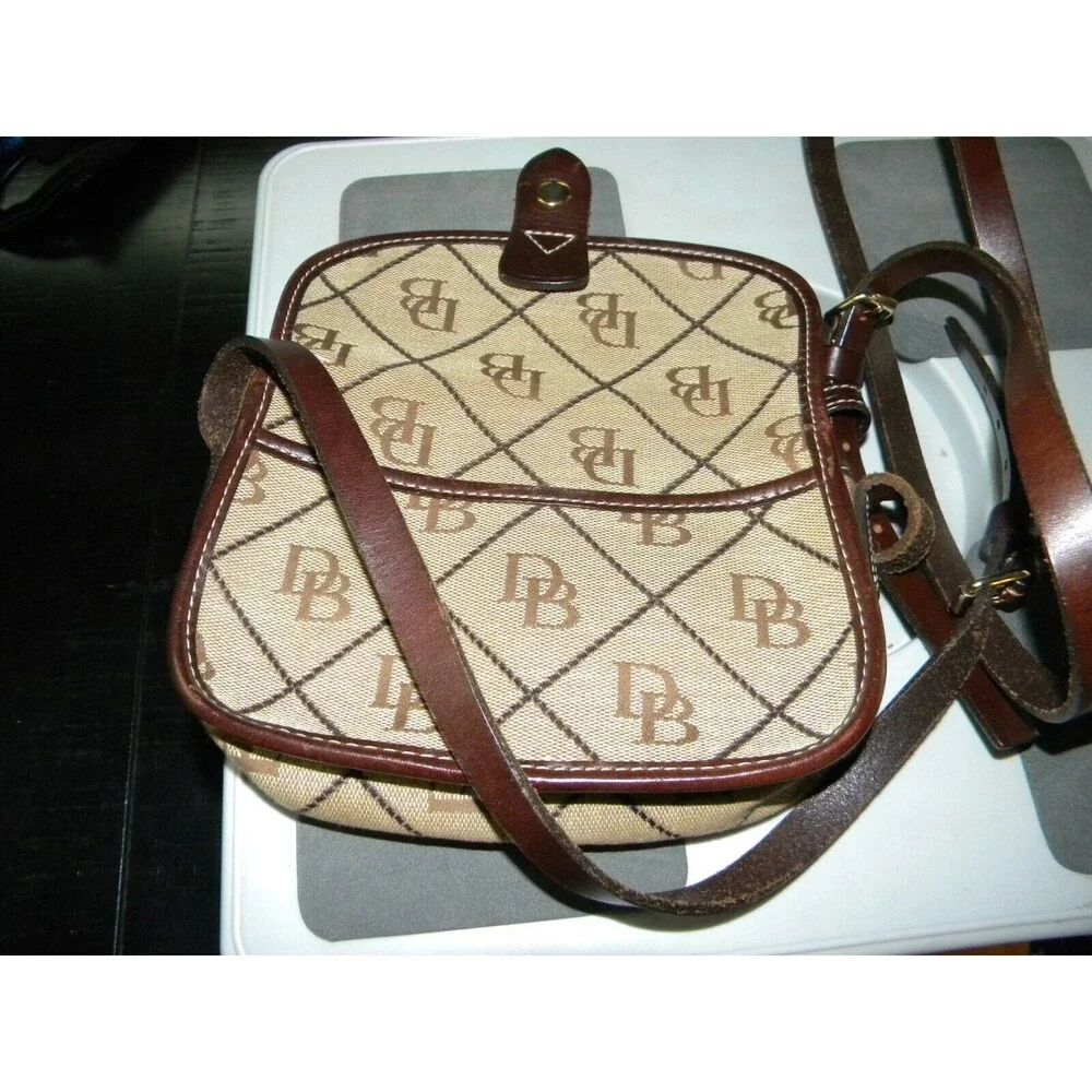 Dooney & Bourke Signature Canvas Crossbody Bag Small - Picture 9 of 16
